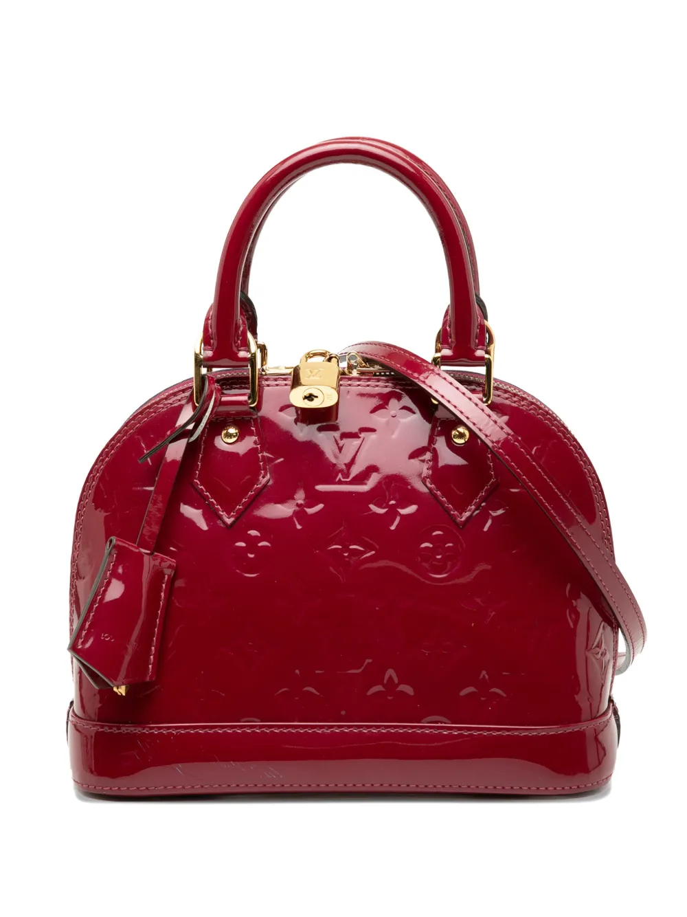 Louis Vuitton Pre-Owned 2016 Monogram Vernis Alma BB satchel - Viola