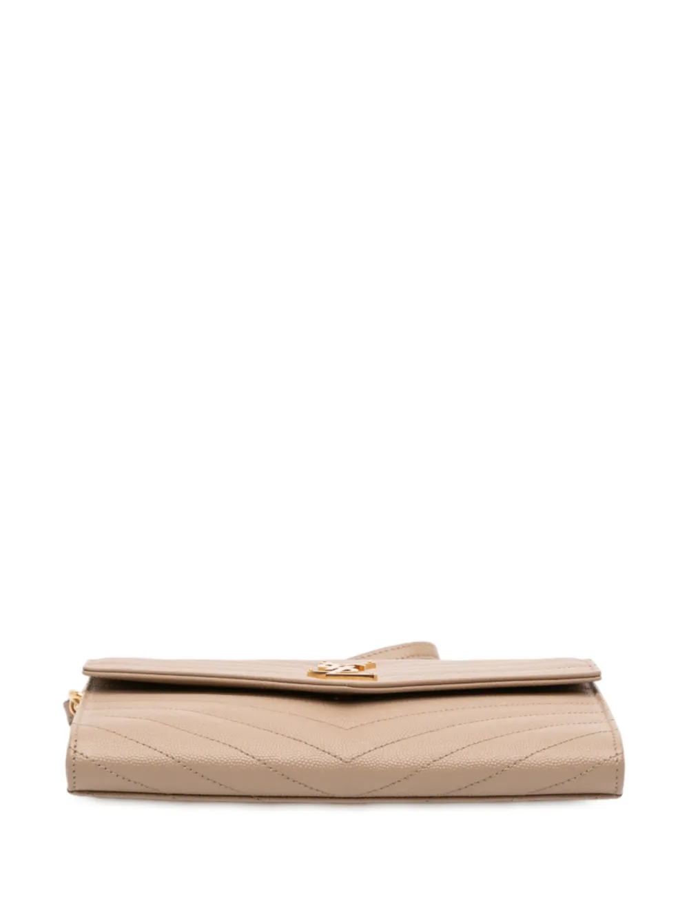 Saint Laurent Pre-Owned 2023 Grain De Poudre Cassandre Matelasse Flap Pouch clutch bag | Pre-Owned | Image 2
