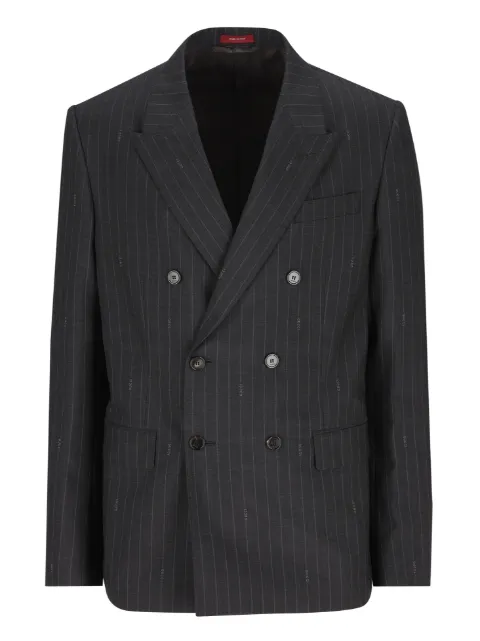 Gucci pinstriped double-breasted blazer