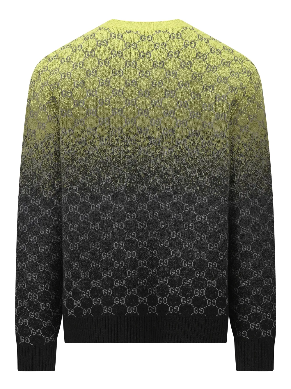 Gucci Trui met kleurverloop en GG-logo - Groen