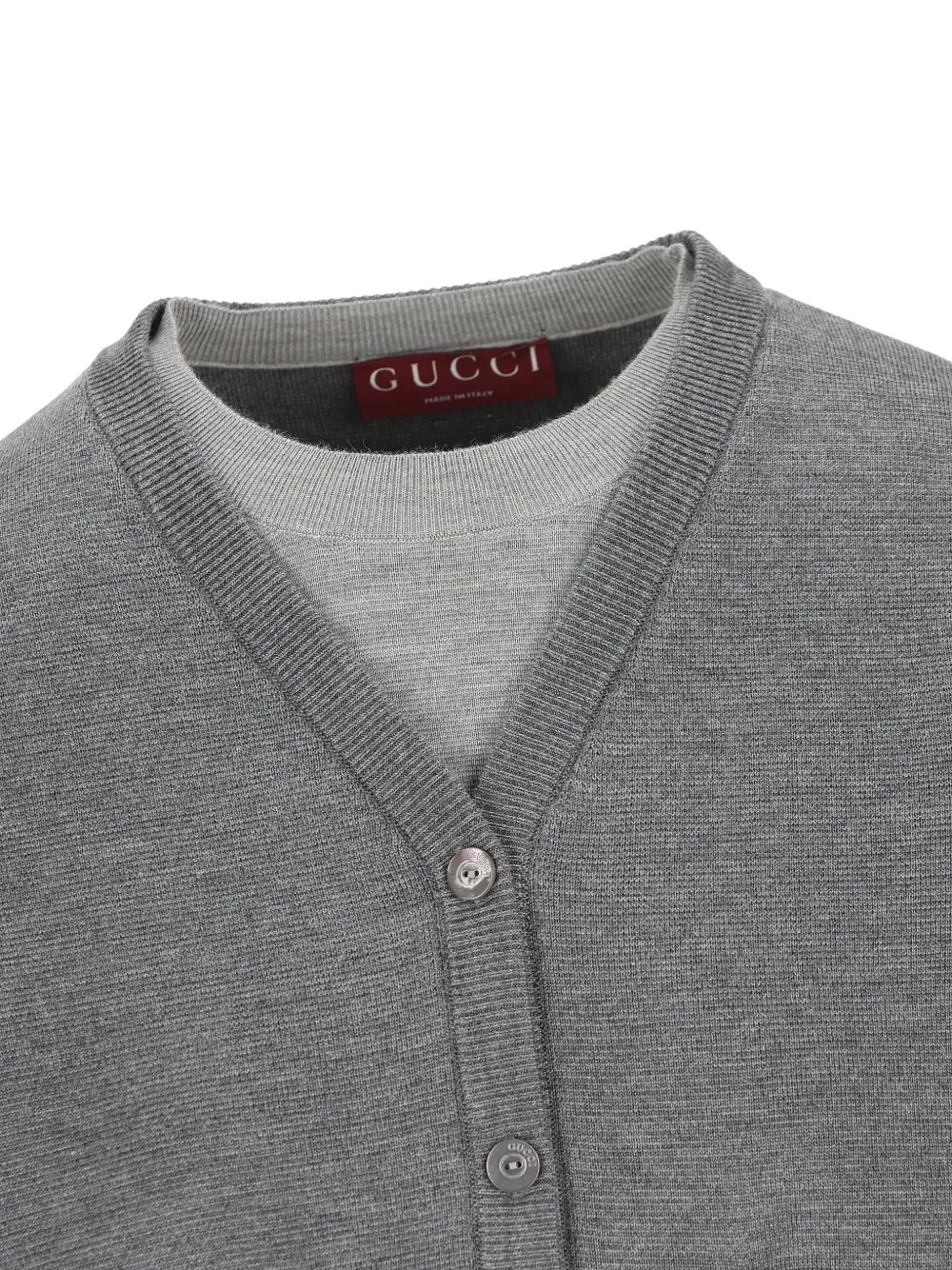 waistcoat-effect cardigan