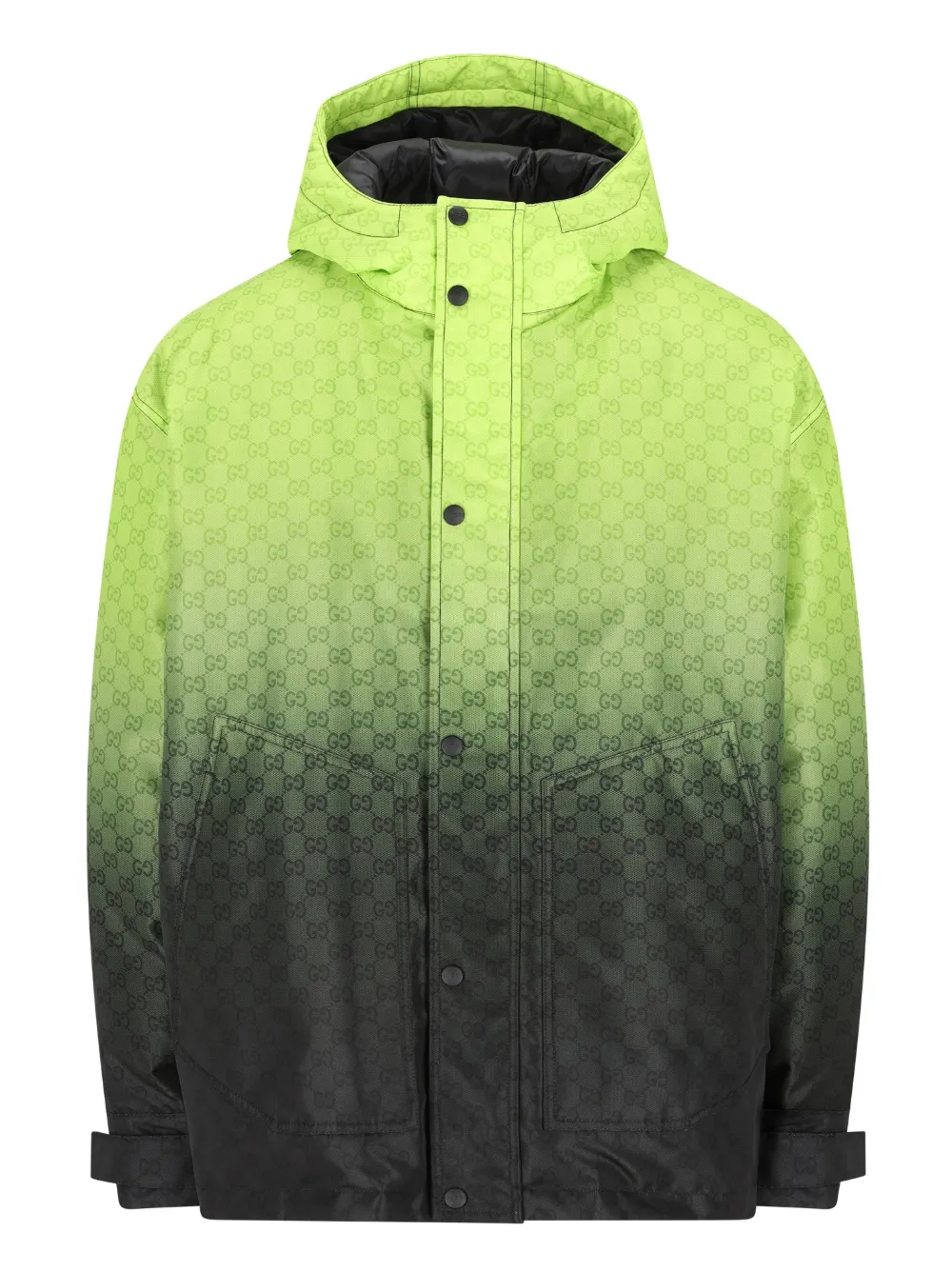 Gucci hooded GG-pattern jacket | Green | Image 1