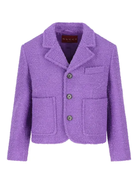 Gucci chamarra con bolsillos de parche