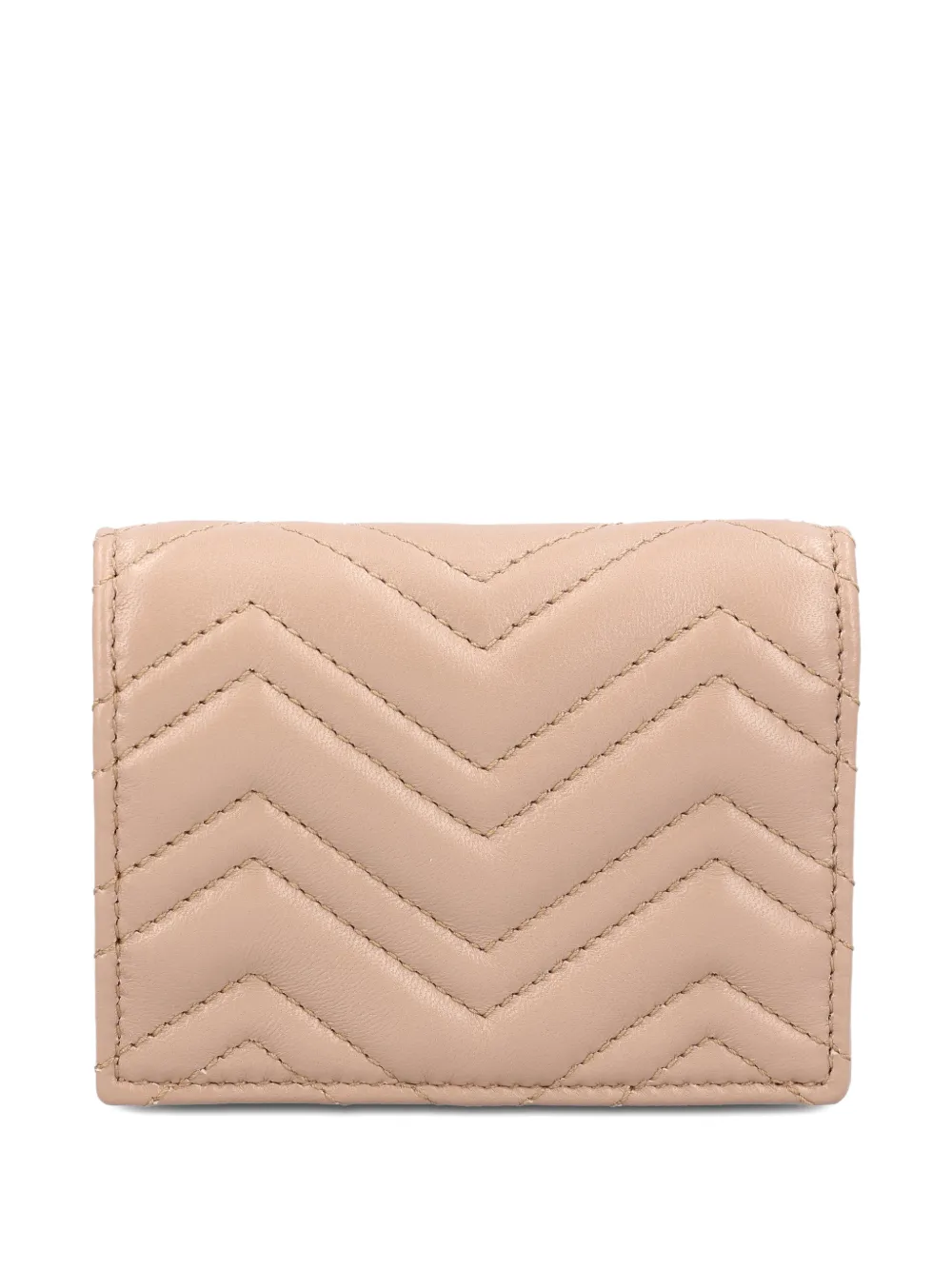 Gucci Gg Marmont Quilted Wallet In Brown