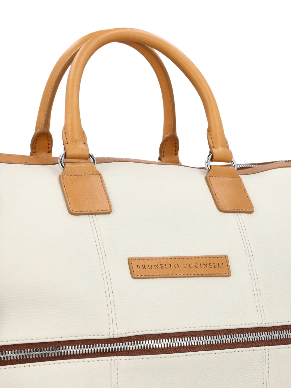 Brunello Cucinelli Summer Boston tas Beige