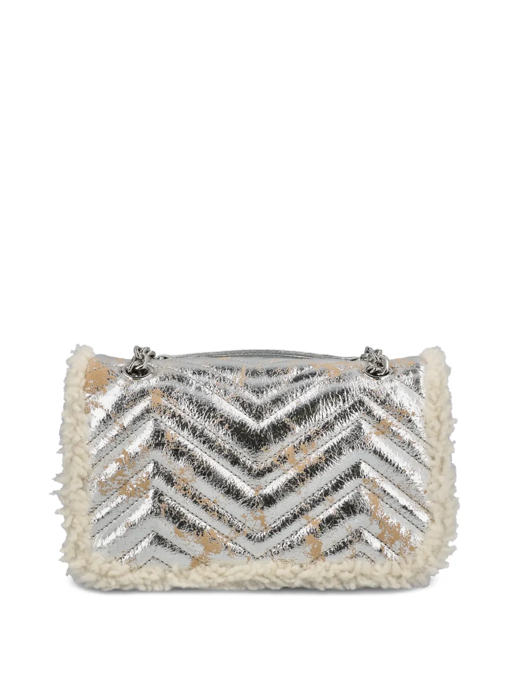 Gucci small GG Marmont shoulder bag - Zilver