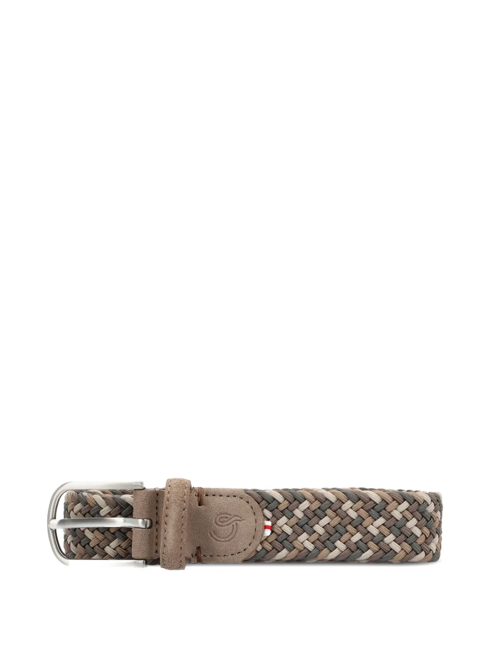La Boucle Braided Belt In Brown