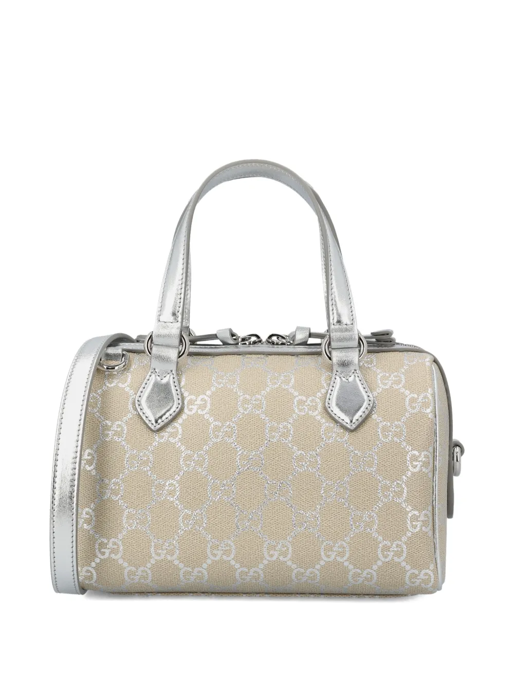 Gucci small GG Emblem tote bag | Silver | Image 1