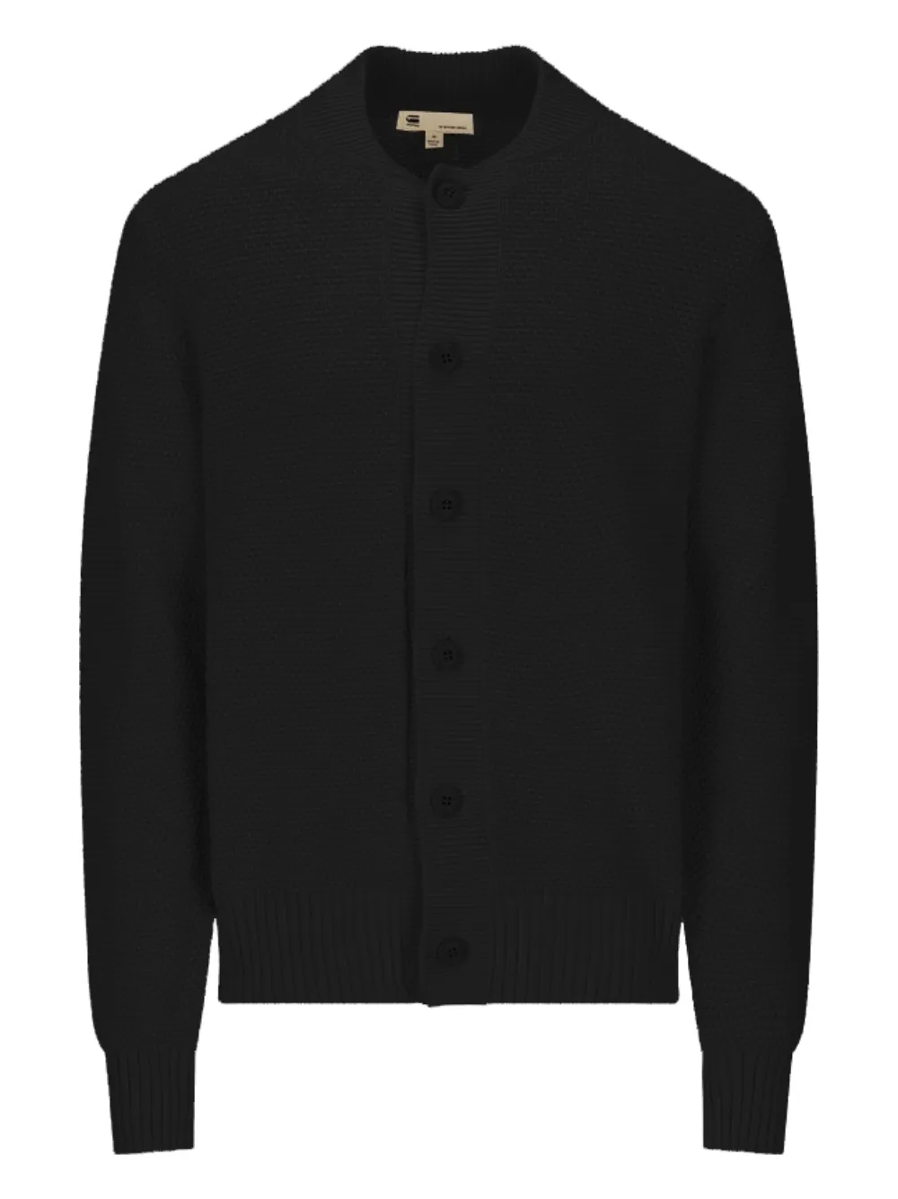 G-Star RAW honey comb cardigan | Black | Image 1
