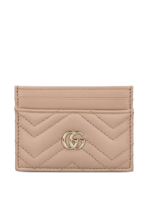 Gucci tarjetero GG Marmont en chevron 