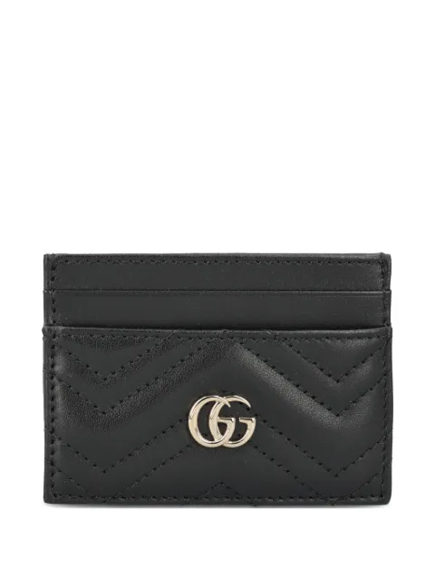 Gucci tarjetero GG Marmont en chevron