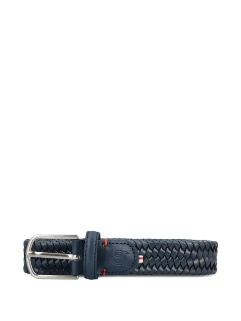LA BOUCLE woven leather pisa belt