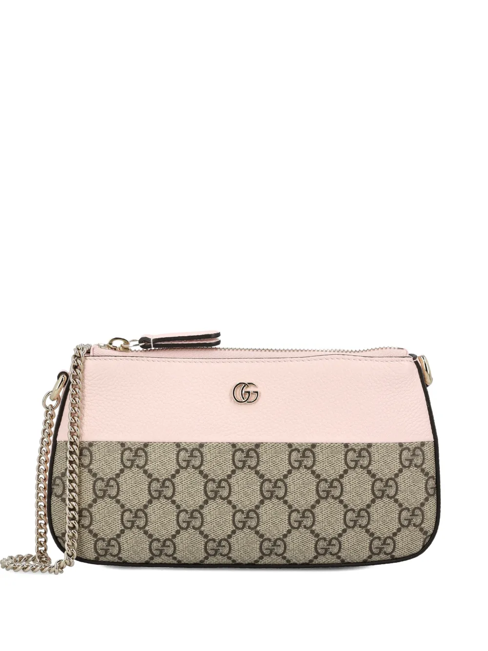 Gucci mini GG Marmont bi-colour shoulder bag | Neutrals | Image 1