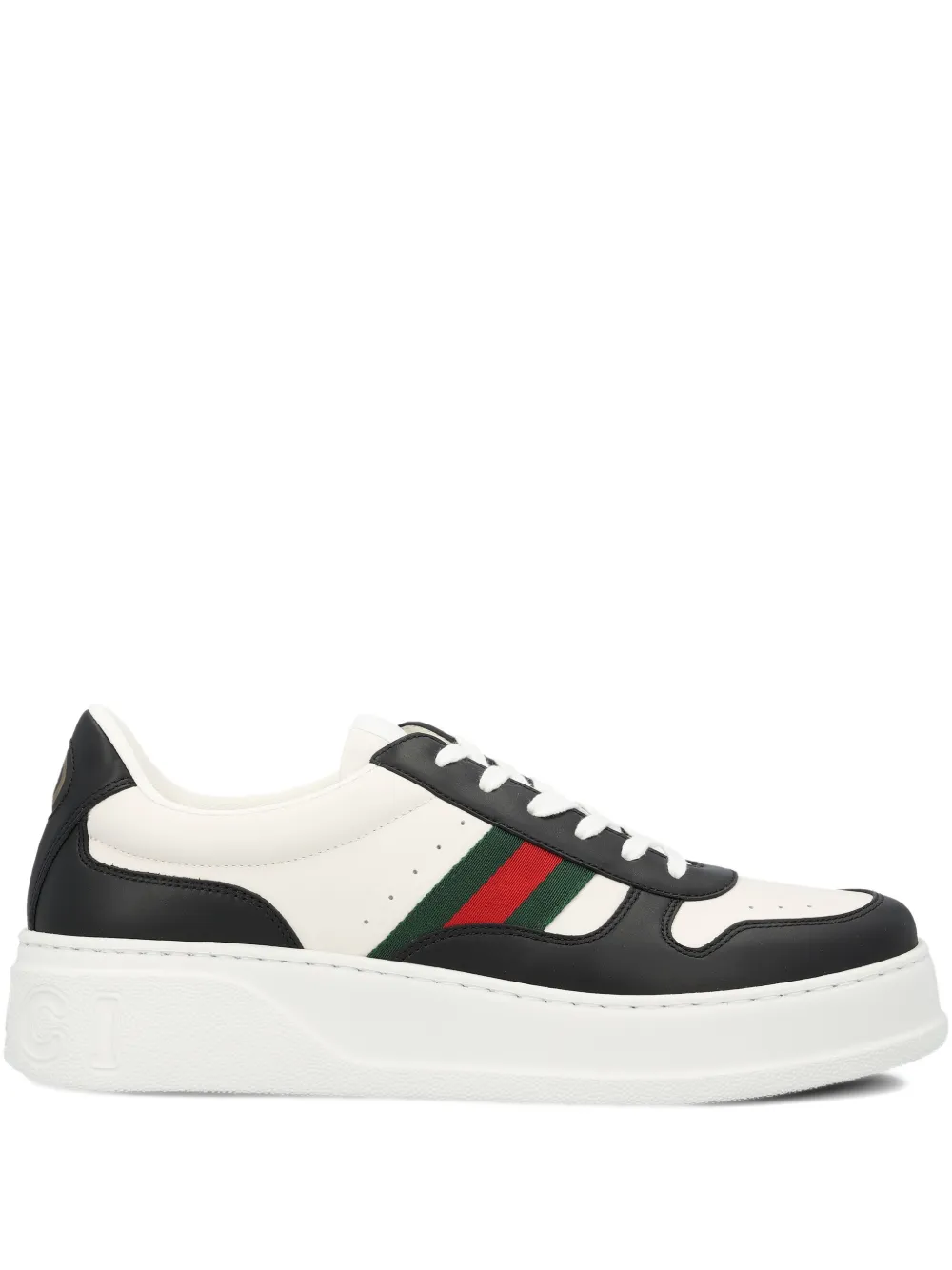 Gucci Web-stripe platform sneakers | White | Image 1
