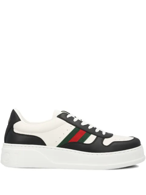Gucci Web-stripe platform sneakers