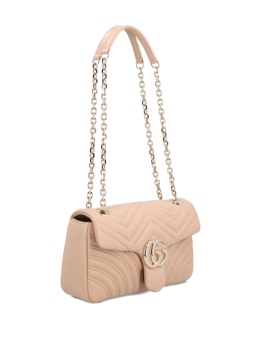 Gucci Medium Gg Marmont Shoulder Bag In Neutral