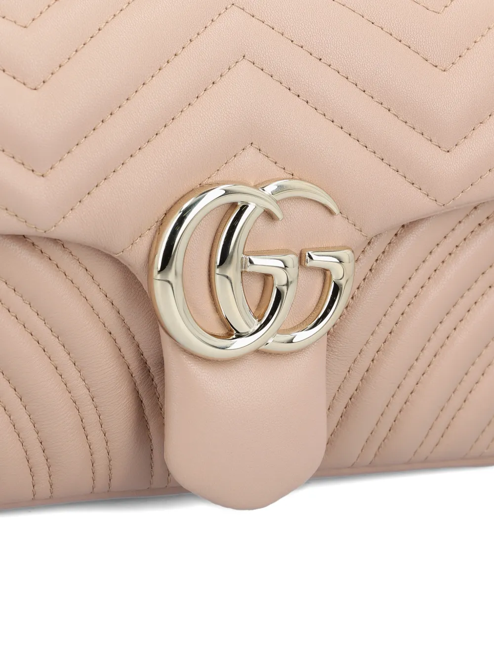Gucci Medium Gg Marmont Shoulder Bag In Neutral