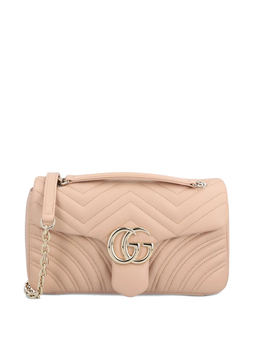 Gucci Medium Gg Marmont Shoulder Bag In Neutral