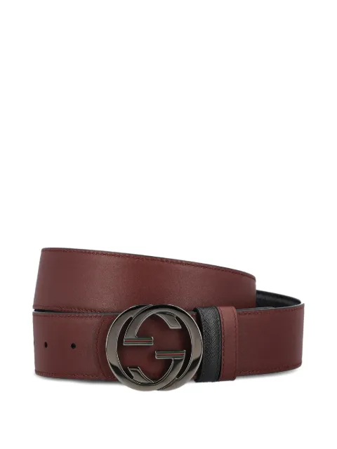 Gucci Interlocking G calfskin belt