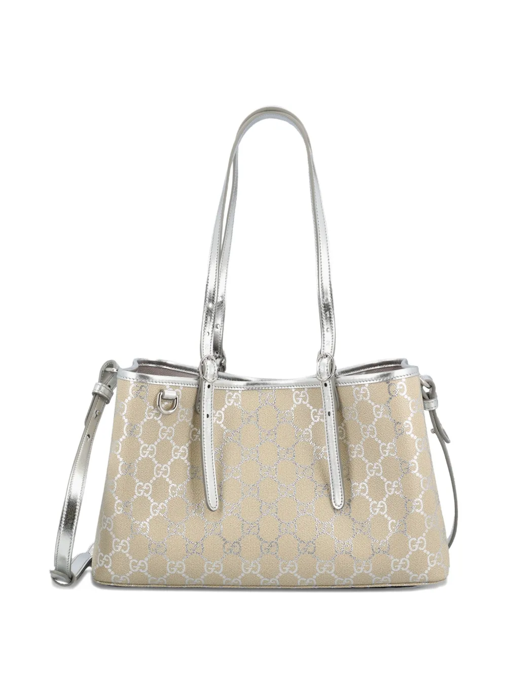 Gucci medium GG Emblem tote bag - Beige