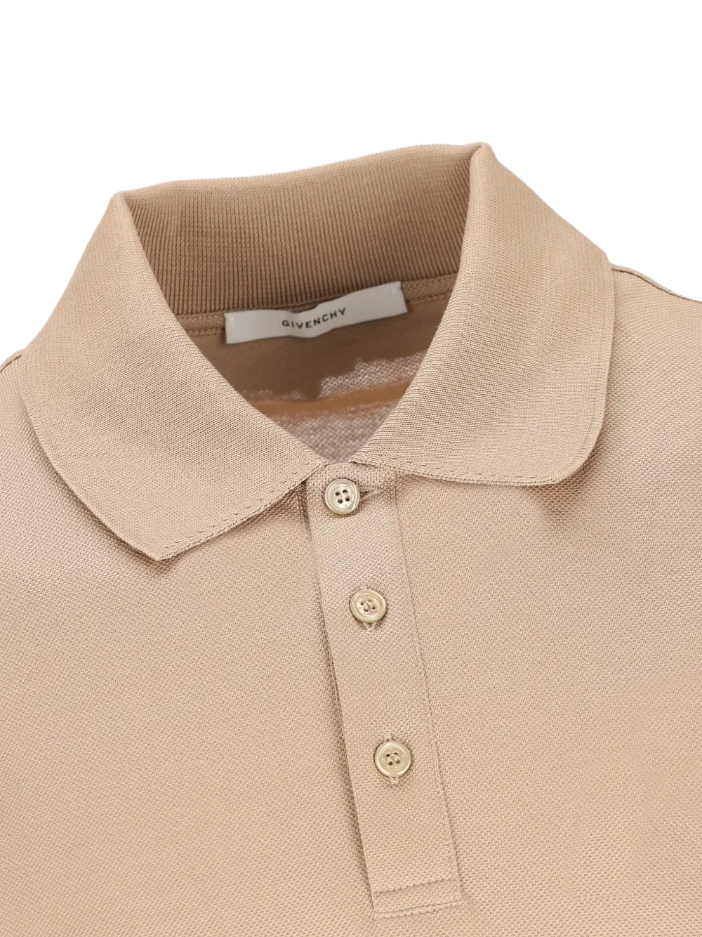 Givenchy Poloshirt met bewerkt lint Beige