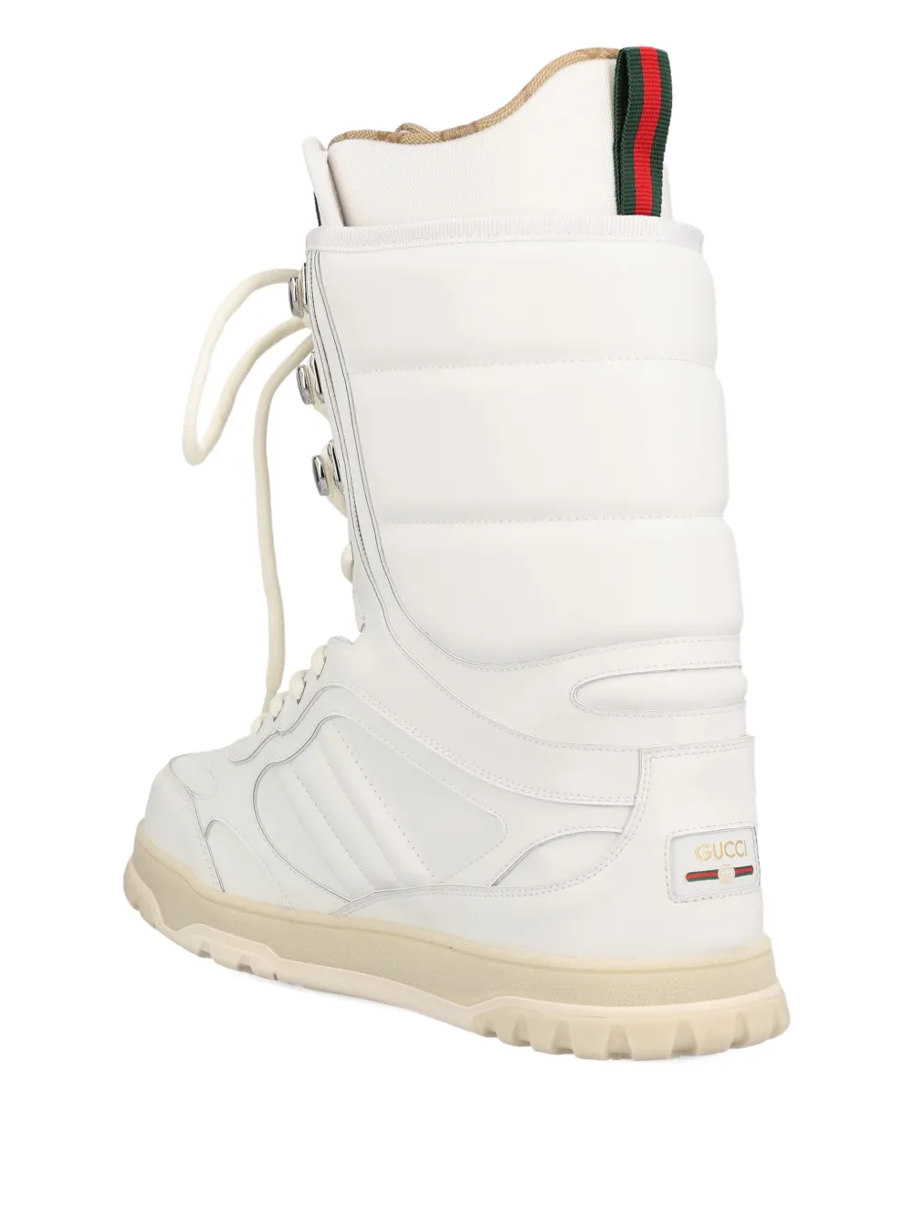 Gucci Laarzen met webdetail Wit