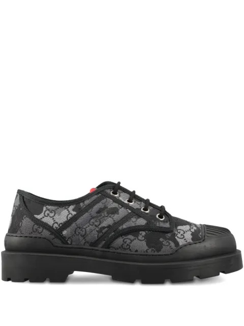 Gucci GG patterned lace-up sneakers