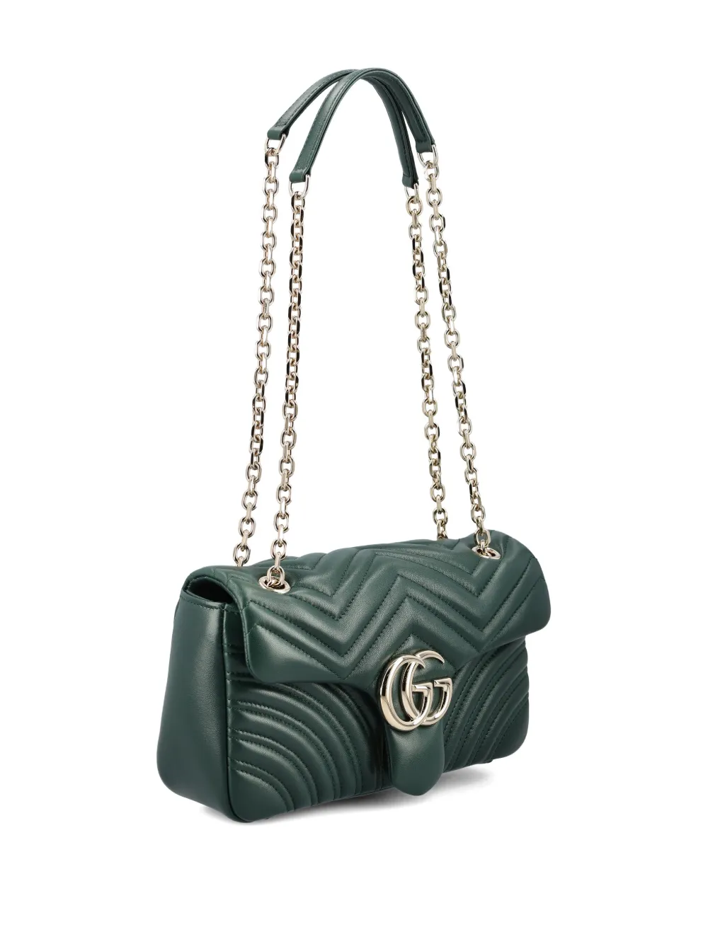 Gucci GG Marmont schoudertas Groen