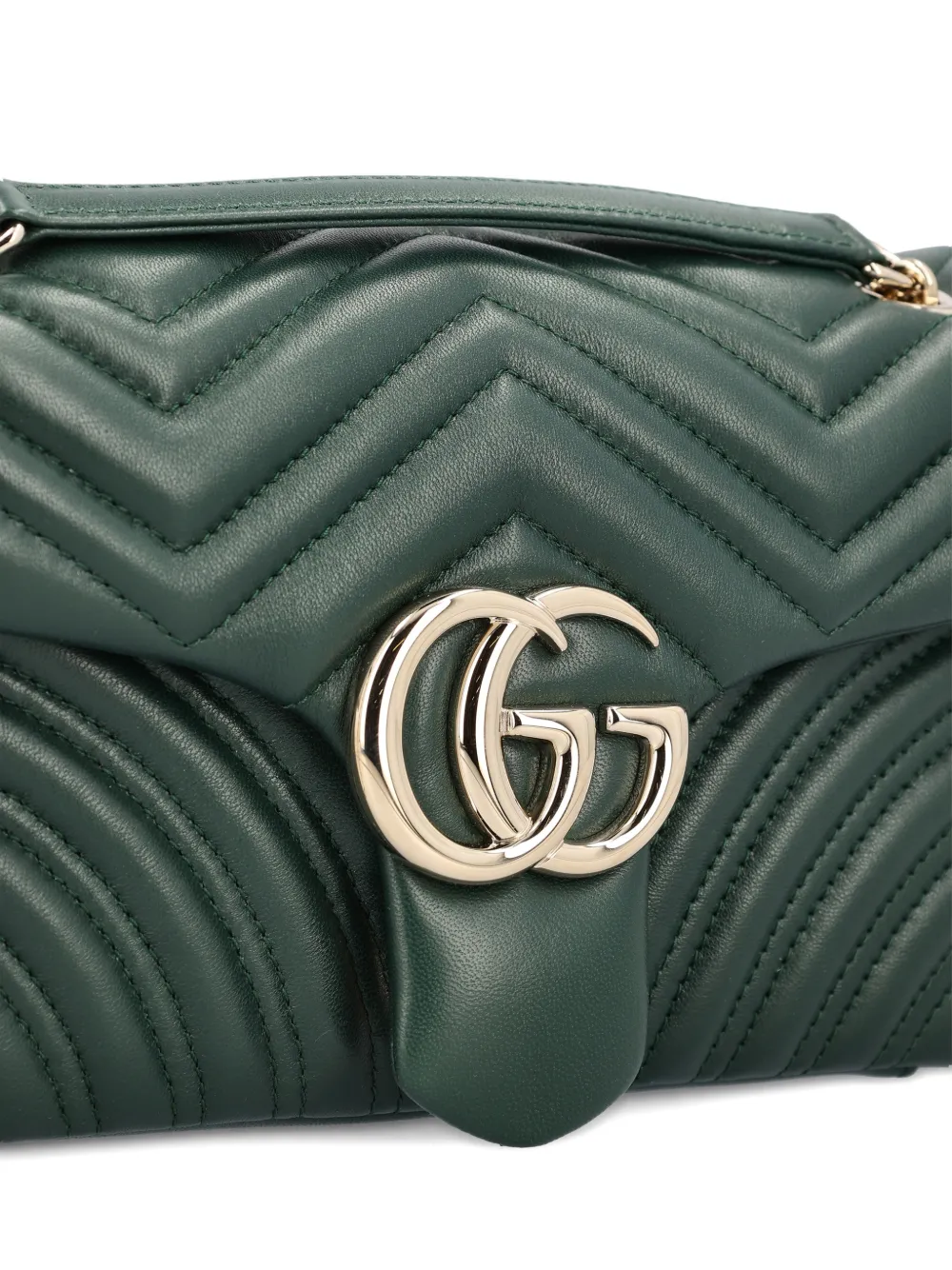 Gucci GG Marmont schoudertas Groen