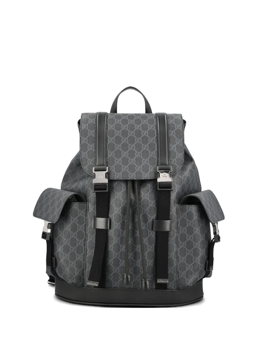 Gucci logo patterned backpack | Grey | Image 1