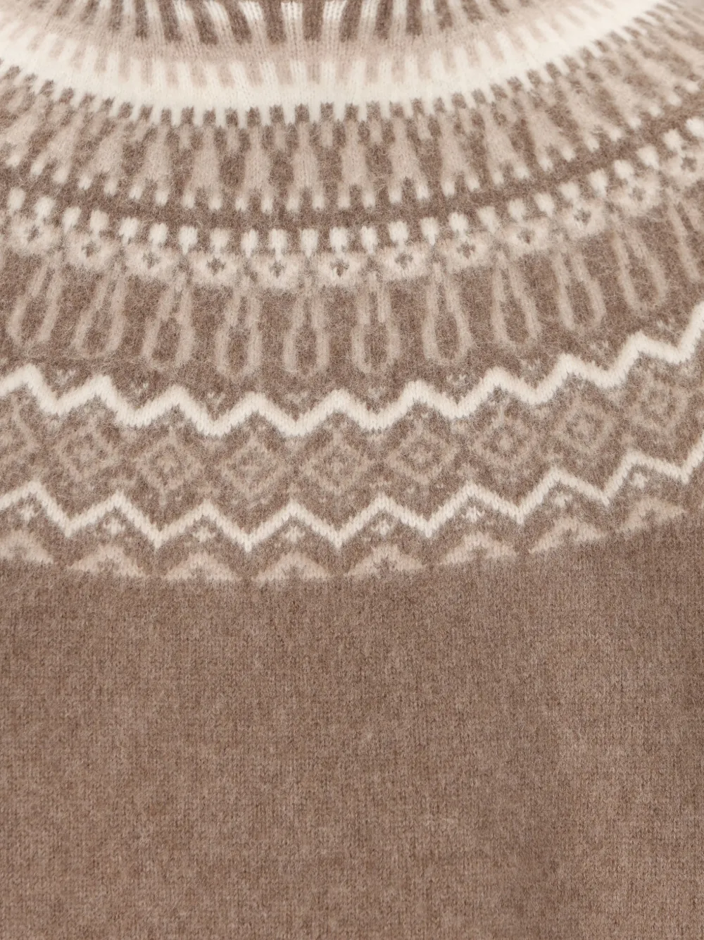 geometric-pattern sweater