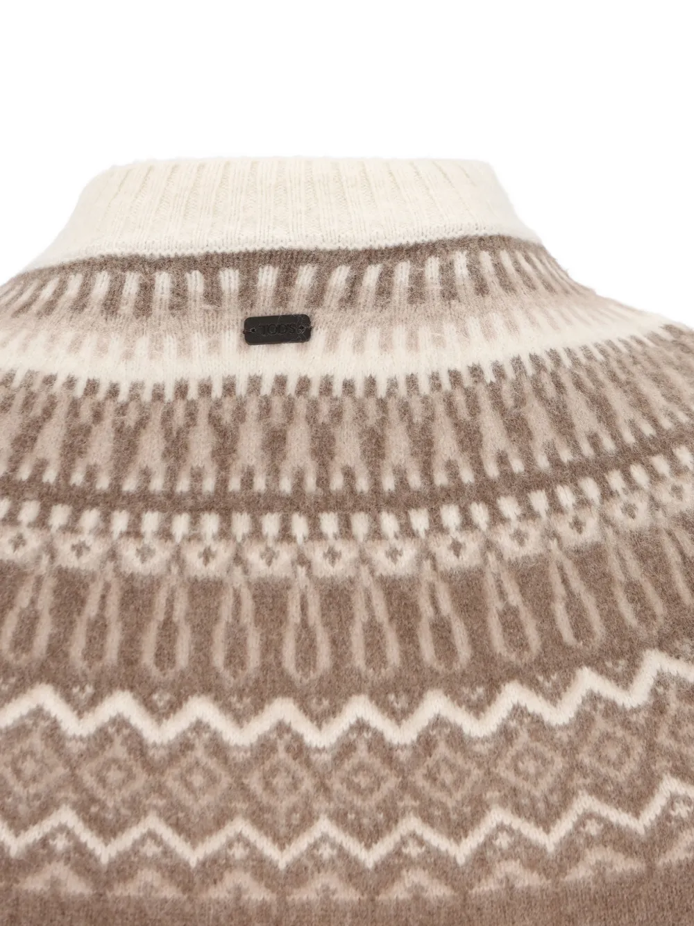 geometric-pattern sweater
