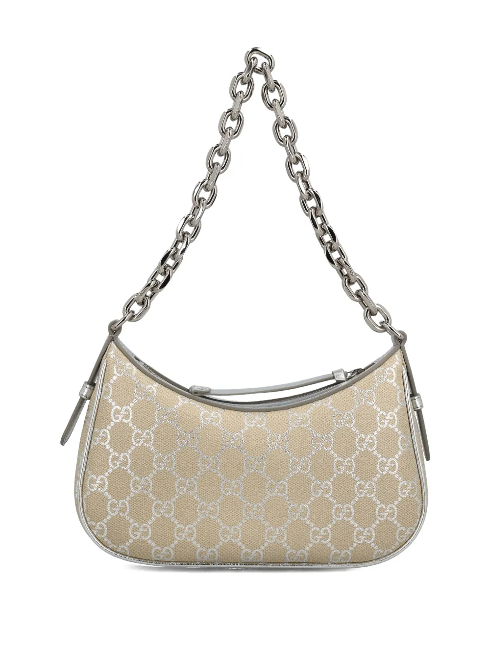 Gucci small GG Emblem shoulder bag - Beige