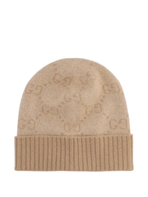 Gucci jacquard ribbed beanie