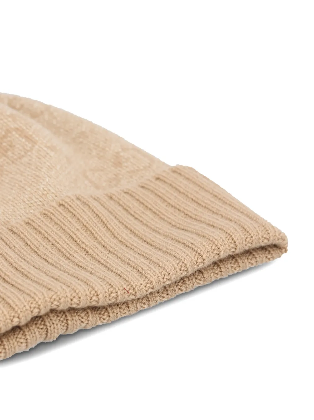  Gucci Jacquard Ribbed Beanie - Neutrals 