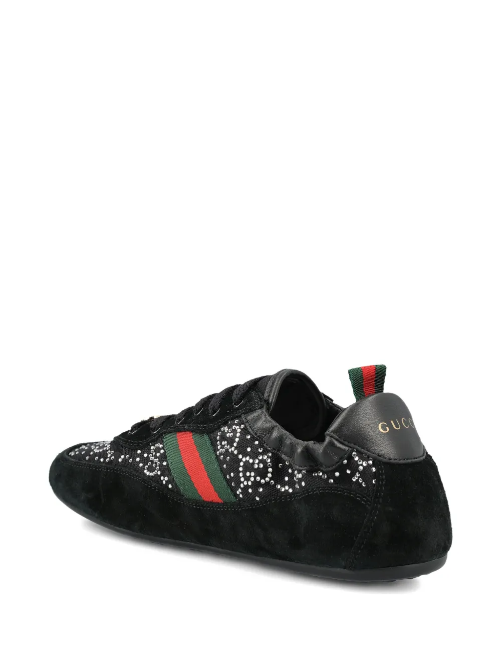 Gucci Shift GG sneakers met kristallen Zwart