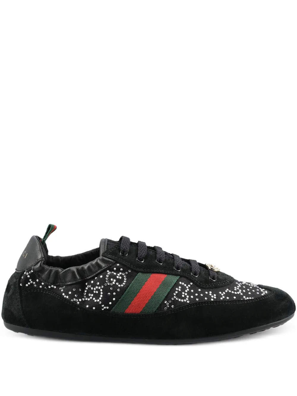 Gucci Shift GG crystal sneakers | Black | Image 1