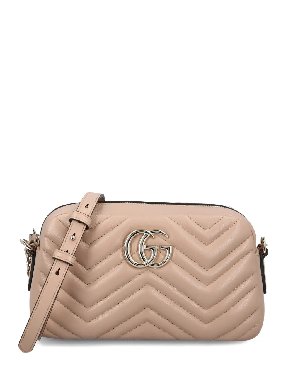 Gucci small GG Marmont shoulder bag - Nude