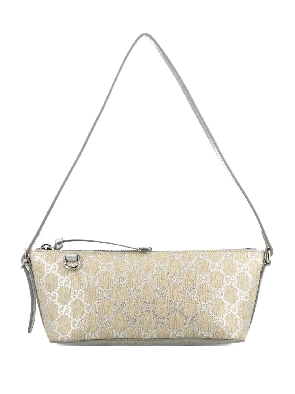 Gucci small GG Emblem shoulder bag | Silver | Image 1