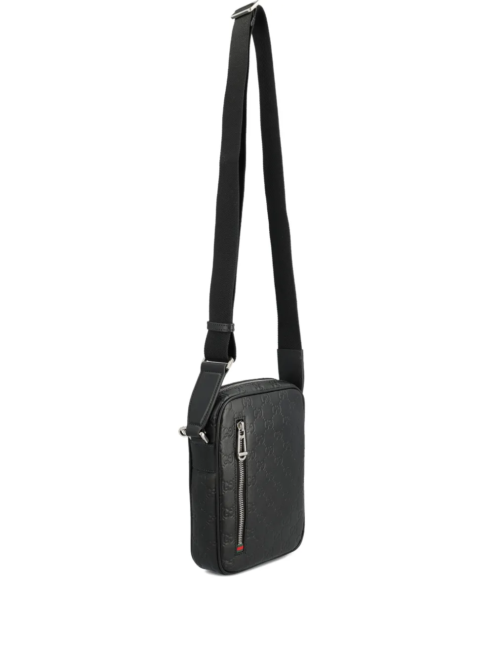 Gucci GG Emblem embossed shoulder bag | Black | Image 1