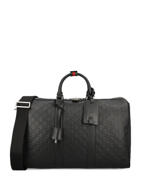 Gucci bolsa duffle con motivo GG Emblem
