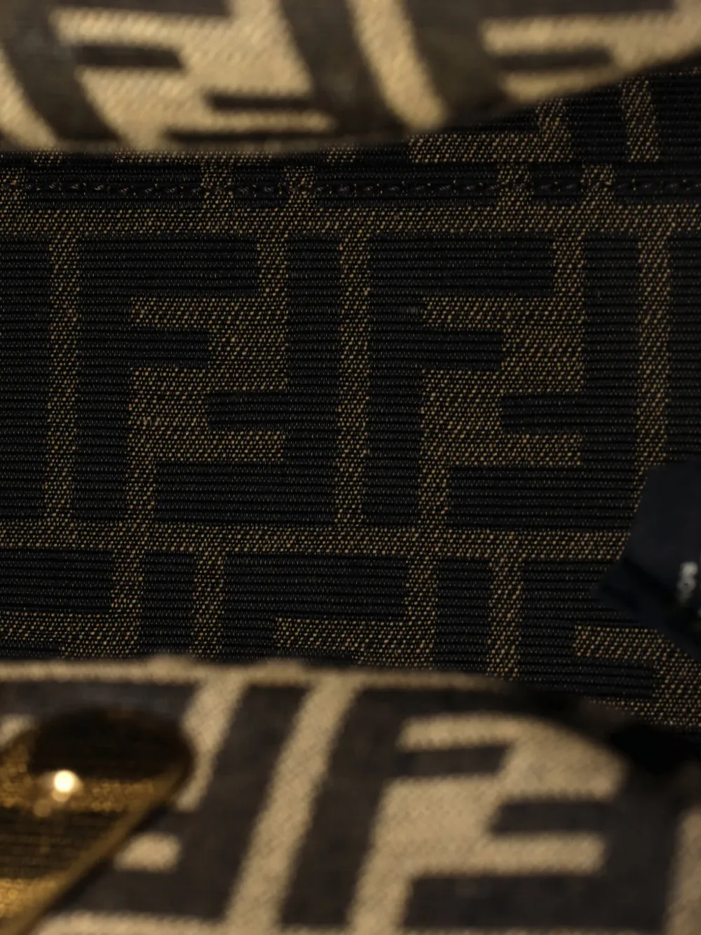 Pre-owned Fendi First Bag Leather Medium Clutch Bag In Brown