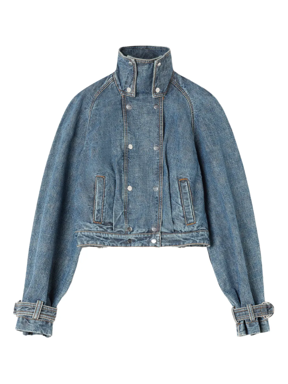 Lanvin Giacca con scollo a imbuto - Blu