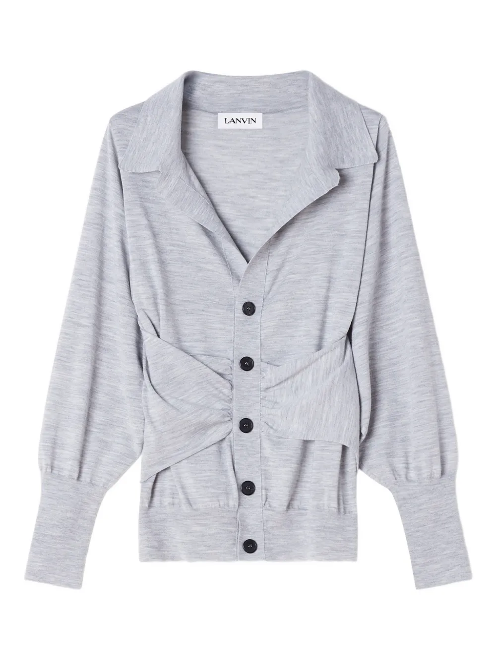 Lanvin Cardigan con bottoni - Grigio