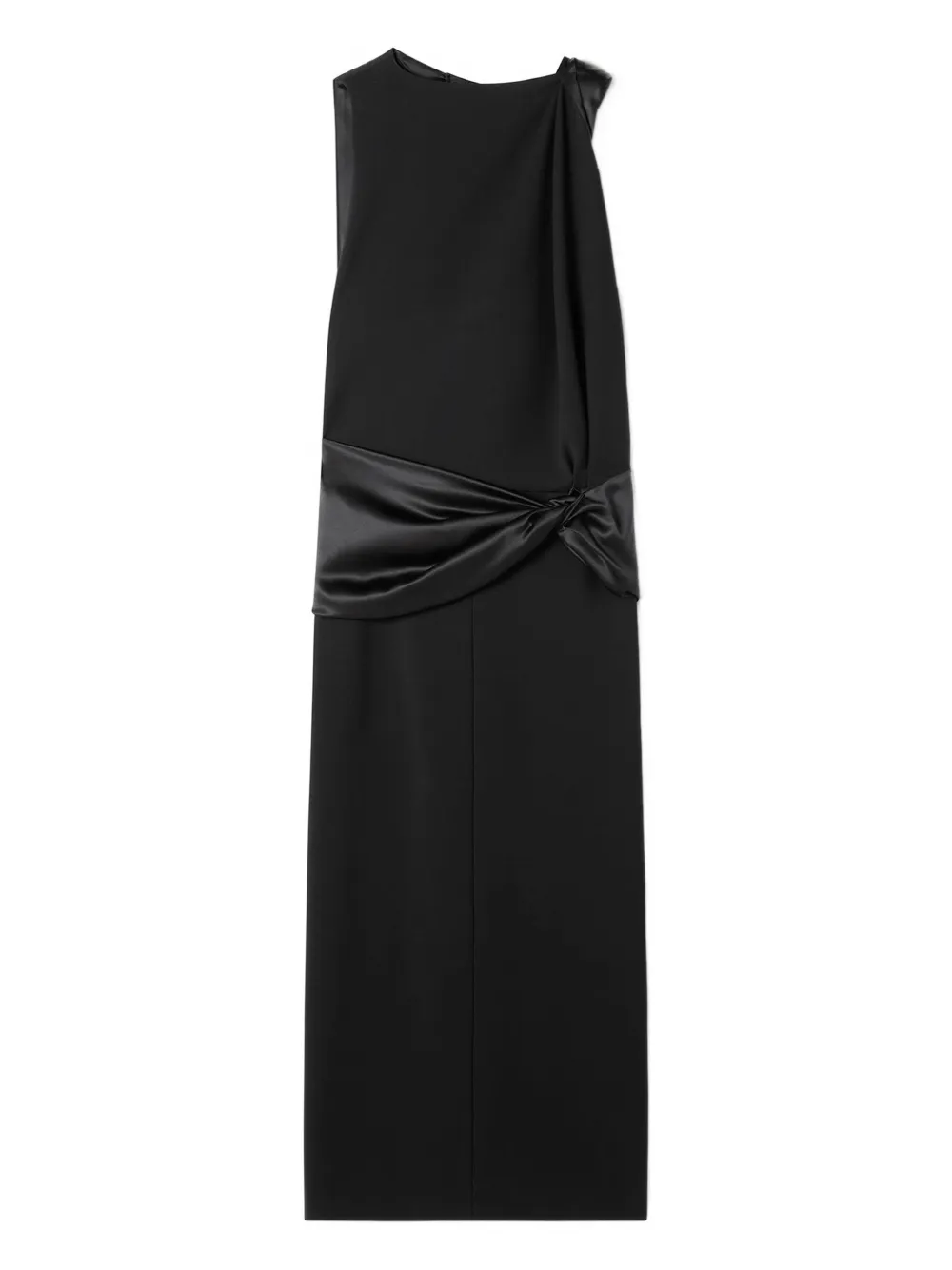 Lanvin Abito midi con schiena scoperta - Nero