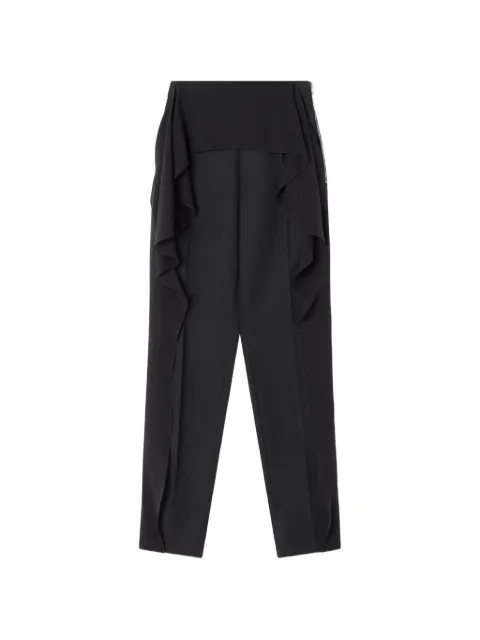 Lanvin pantalon zippé à volants