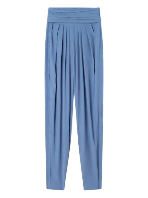 Lanvin pleated-detail zip trousers