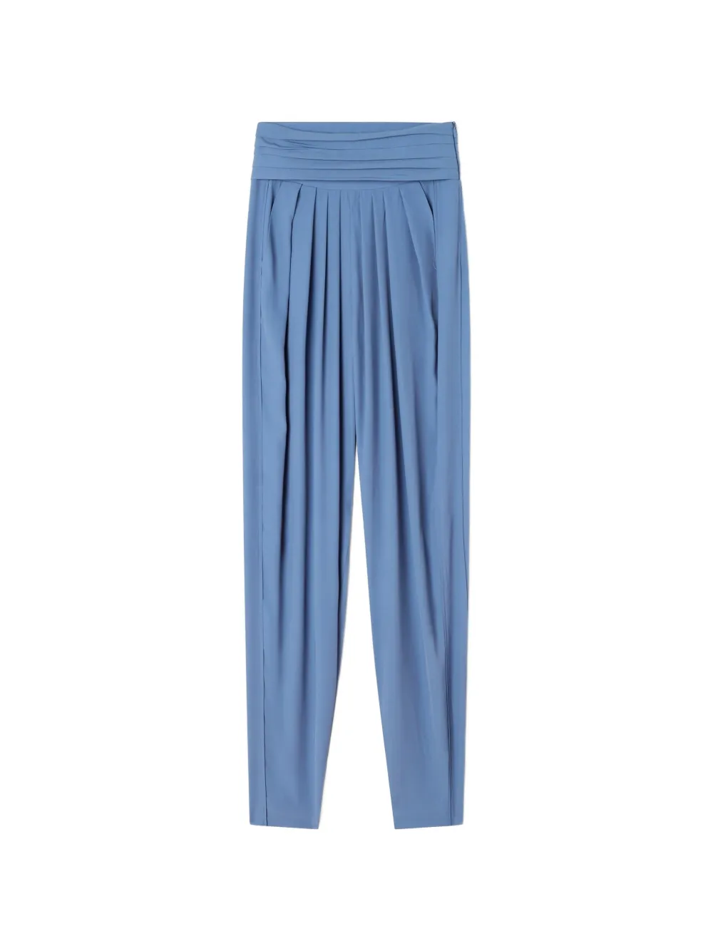 Lanvin Broek met geplooid detail Blauw