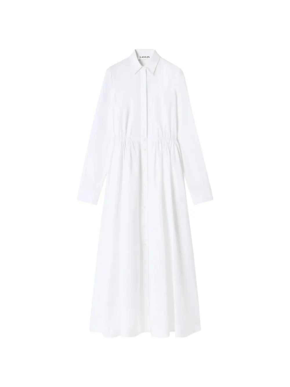 Lanvin Blousejurk met lange mouwen Wit