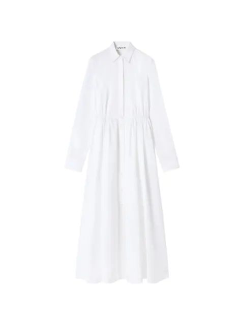 Lanvin cotton poplin shirt dress
